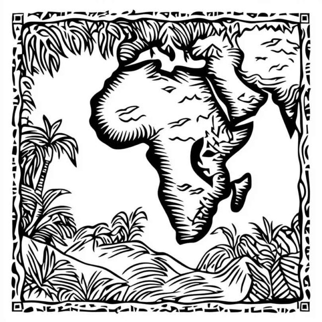 africa para colorir 33 africa para colorir 33