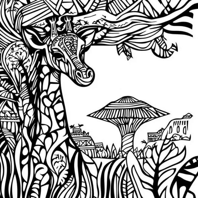 africa para colorir 27 africa para colorir 27