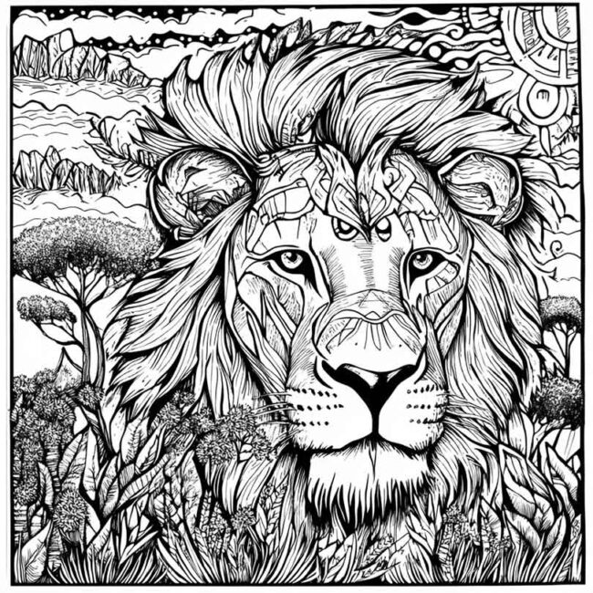 africa para colorir 2 africa para colorir 2