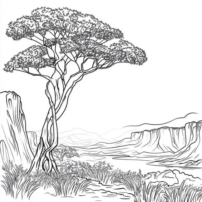 africa para colorir 16 africa para colorir 16