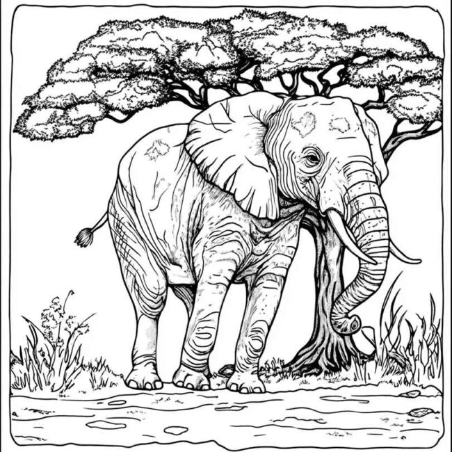 africa para colorir 1 africa para colorir 1
