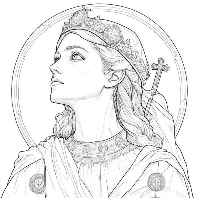 santa cecilia para colorir 40 santa cecilia para colorir 40