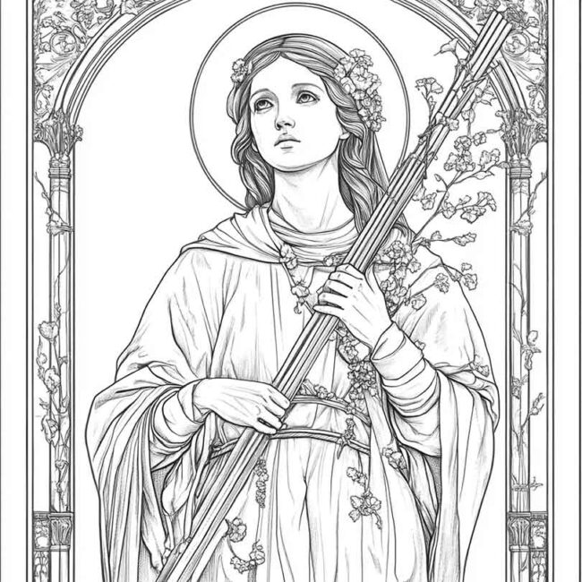 santa cecilia para colorir 30 santa cecilia para colorir 30