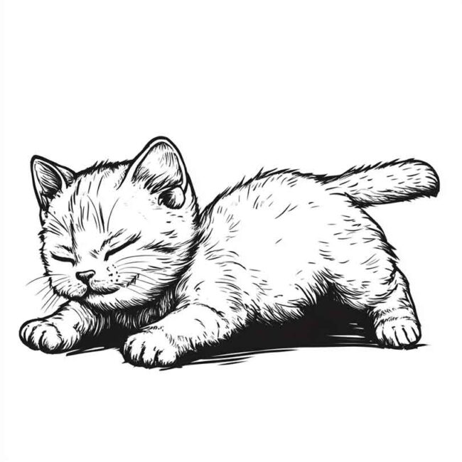 gatinho se espreguicando 5