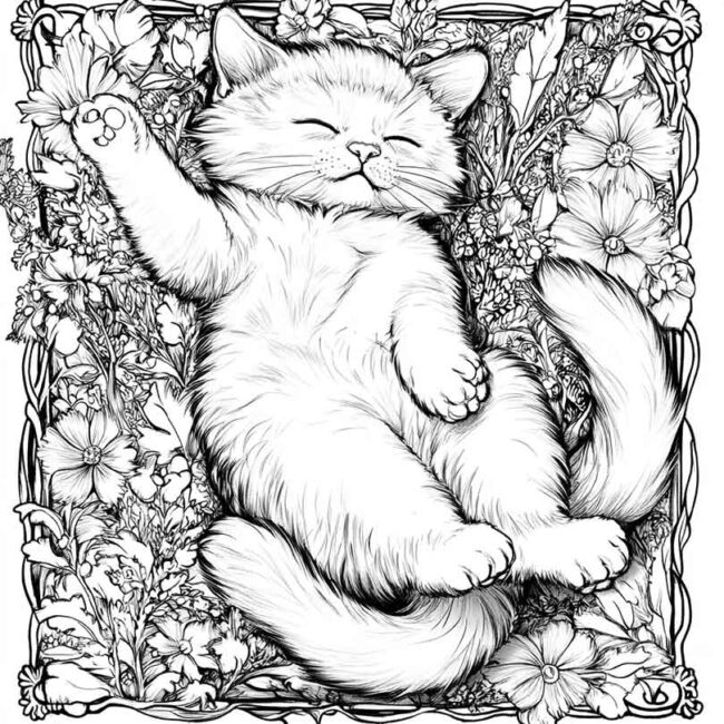 gatinho se espreguicando 2