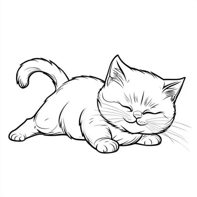 gatinho se espreguicando 11