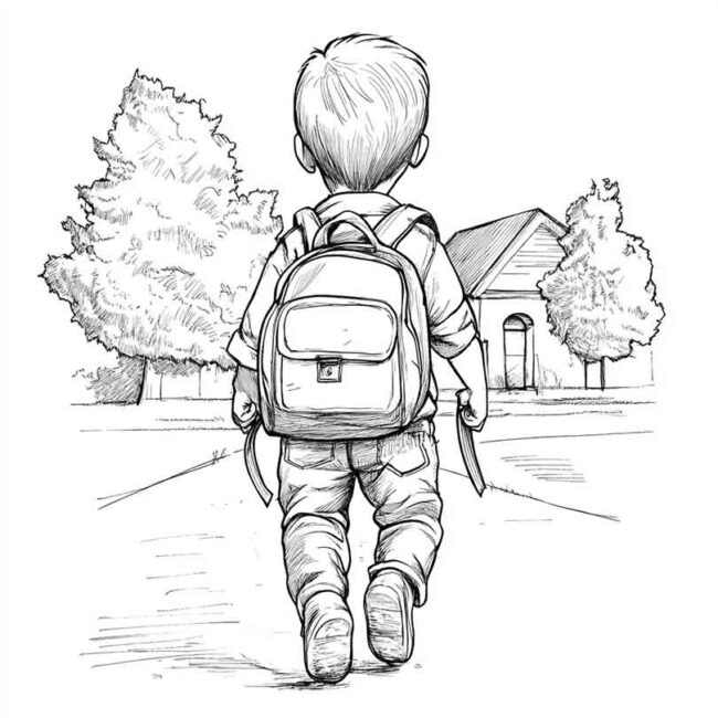 desenho de crianca indo para escola 40 desenho de crianca indo para escola 40
