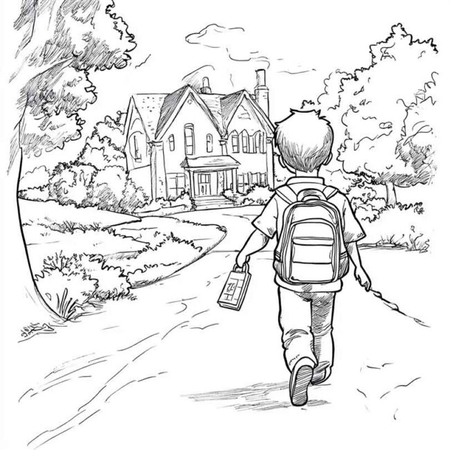 desenho de crianca indo para escola 32 desenho de crianca indo para escola 32