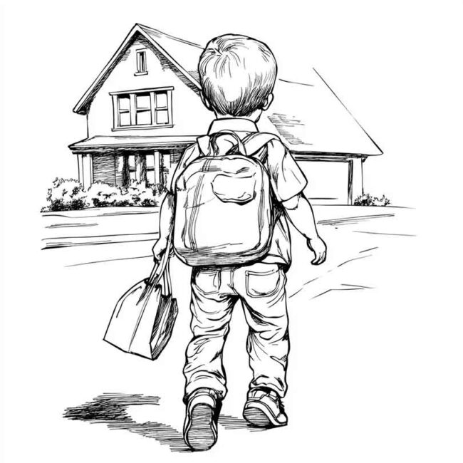 desenho de crianca indo para escola 31 desenho de crianca indo para escola 31
