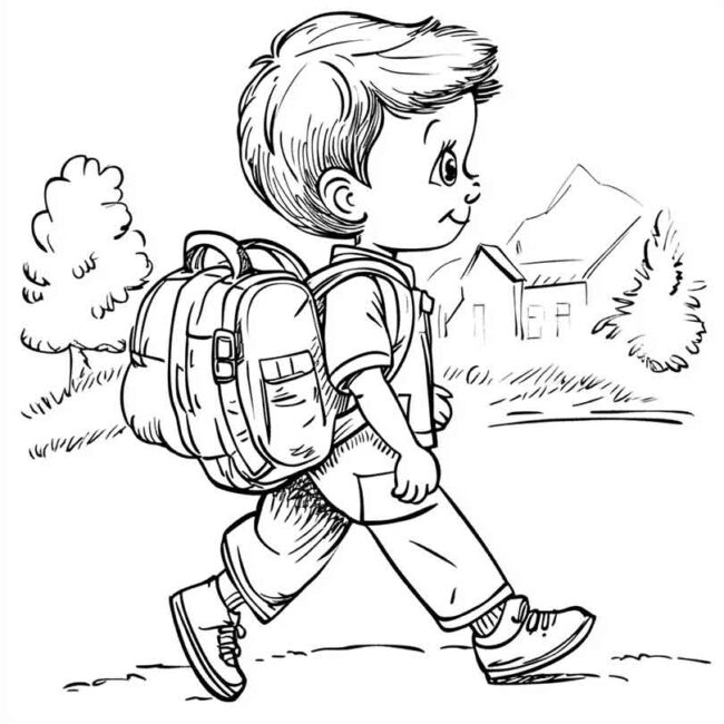 desenho de crianca indo para escola 17 desenho de crianca indo para escola 17