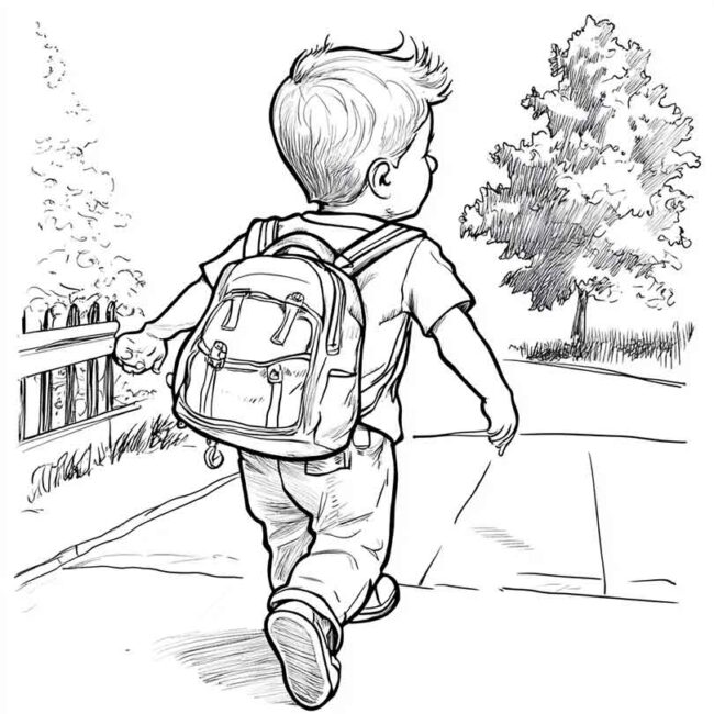 desenho de crianca indo para escola 4 desenho de crianca indo para escola 4