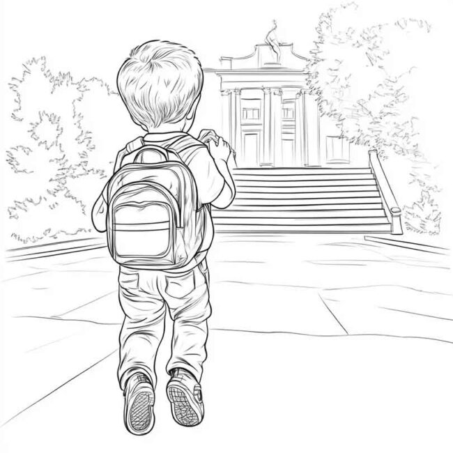 desenho de crianca indo para escola 11 desenho de crianca indo para escola 11