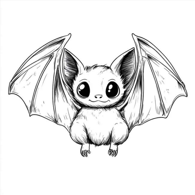 morceguinho fofo para colorir 35 morceguinho fofo para colorir 35