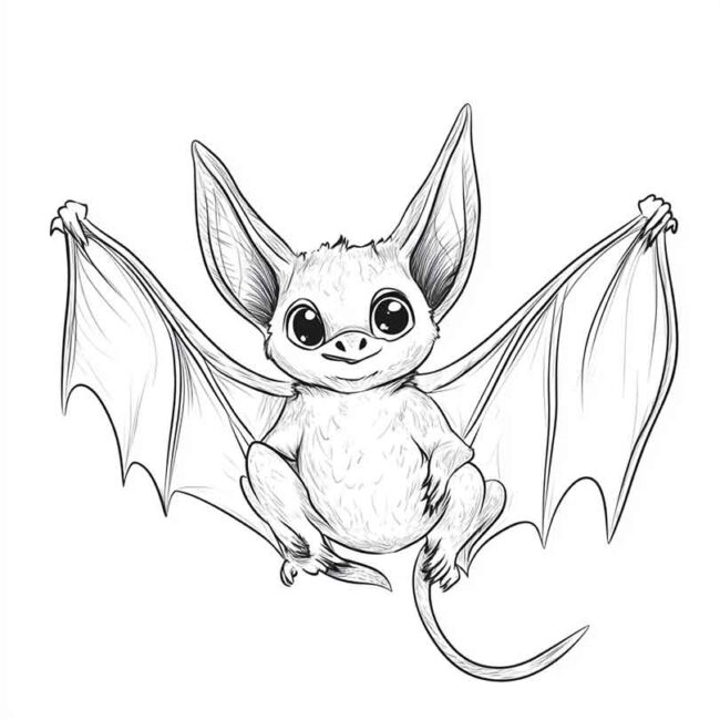 morceguinho fofo para colorir 38 morceguinho fofo para colorir 38