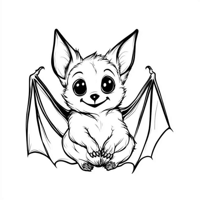 morceguinho fofo para colorir 40 morceguinho fofo para colorir 40