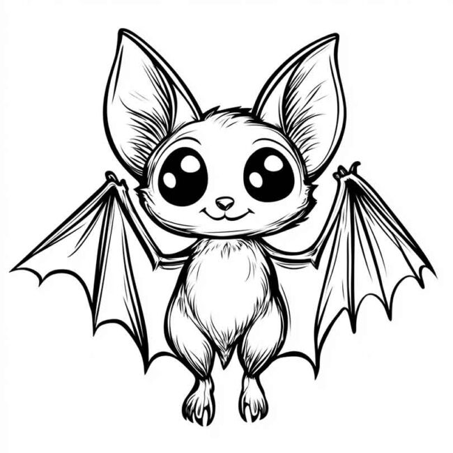morceguinho fofo para colorir 18 morceguinho fofo para colorir 18