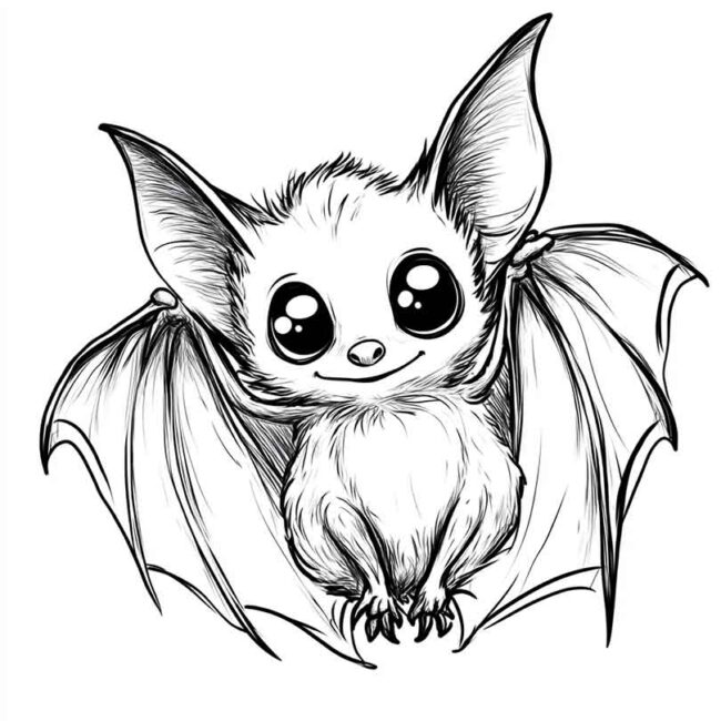morceguinho fofo para colorir 33 morceguinho fofo para colorir 33