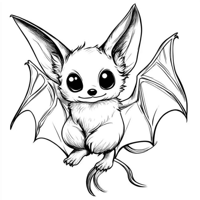morceguinho fofo para colorir 39 morceguinho fofo para colorir 39
