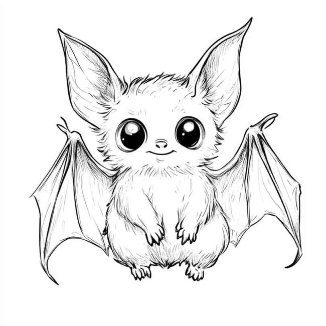 morceguinho fofo para colorir 44 morceguinho fofo para colorir 44