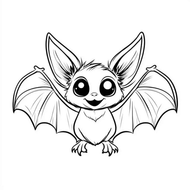 morceguinho fofo para colorir 27 morceguinho fofo para colorir 27