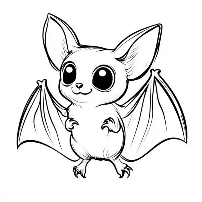 morceguinho fofo para colorir 29 morceguinho fofo para colorir 29