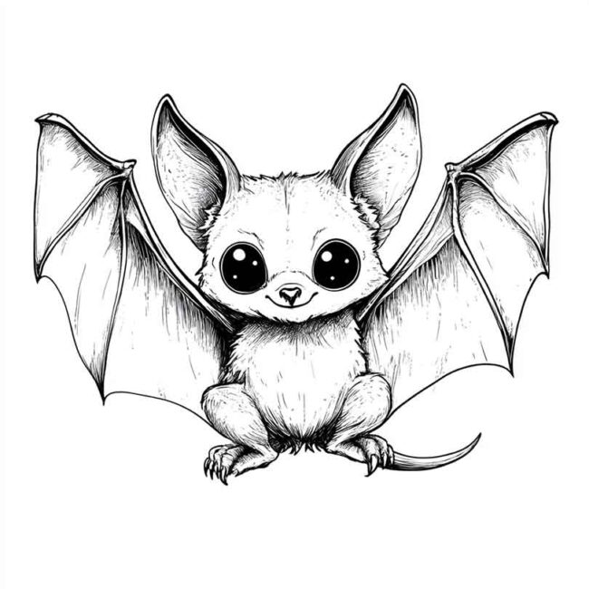 morceguinho fofo para colorir 10 morceguinho fofo para colorir 10