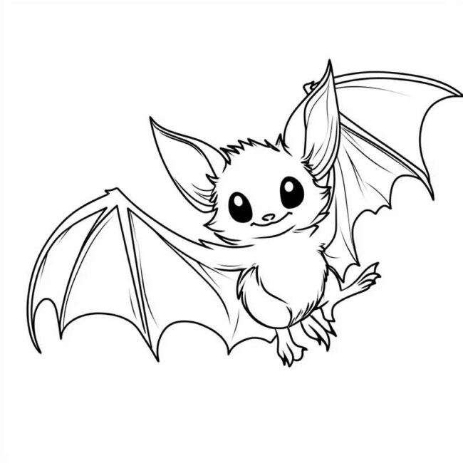 morceguinho fofo para colorir 28 morceguinho fofo para colorir 28