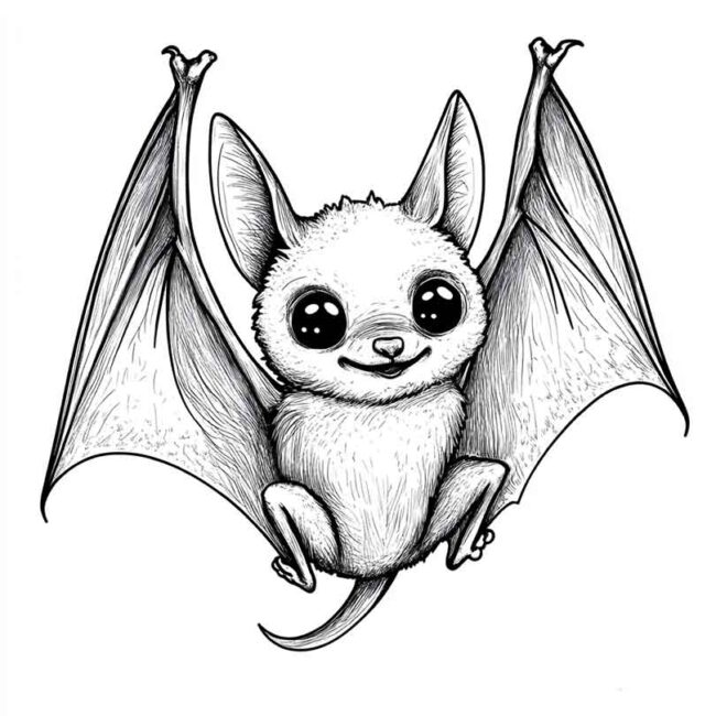morceguinho fofo para colorir 41 morceguinho fofo para colorir 41