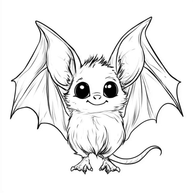morceguinho fofo para colorir 16 morceguinho fofo para colorir 16
