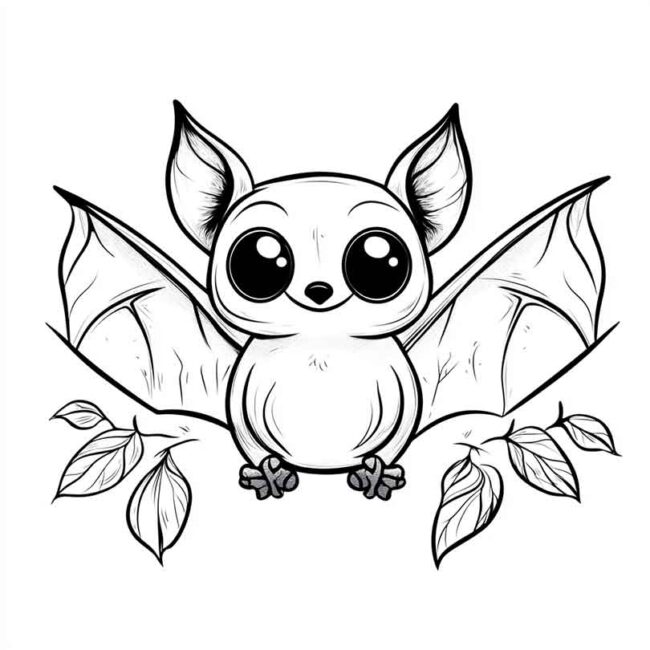 morceguinho fofo para colorir 22 morceguinho fofo para colorir 22