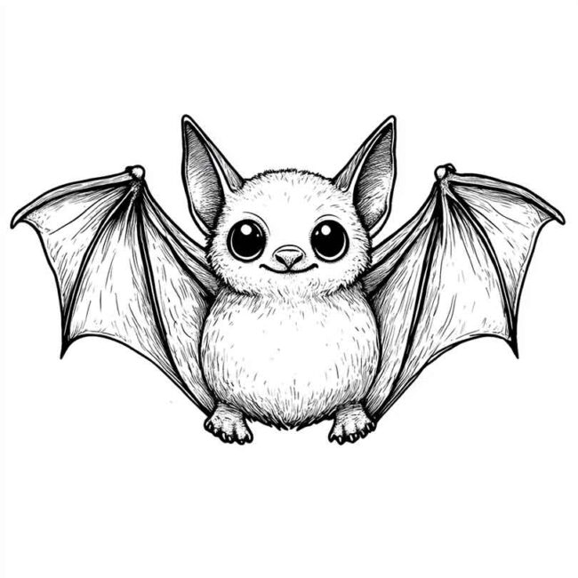 morceguinho fofo para colorir 37 morceguinho fofo para colorir 37
