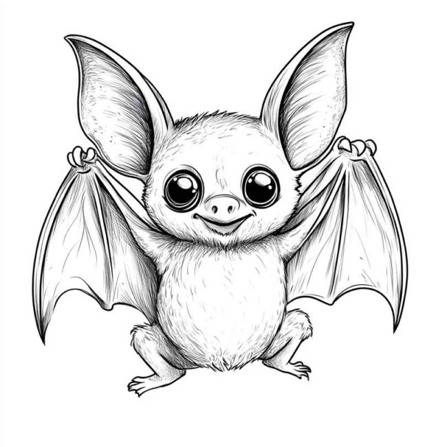 morceguinho fofo para colorir 31 morceguinho fofo para colorir 31