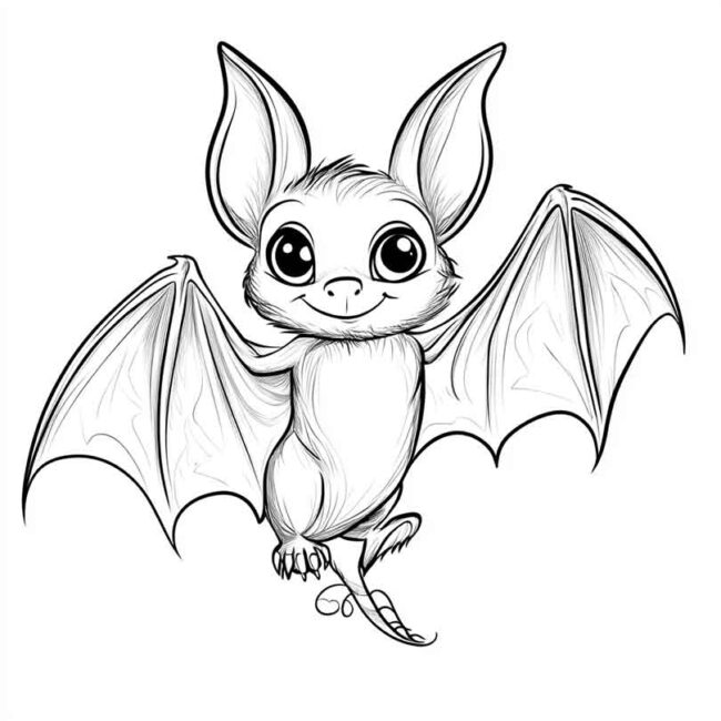morceguinho fofo para colorir 15 morceguinho fofo para colorir 15