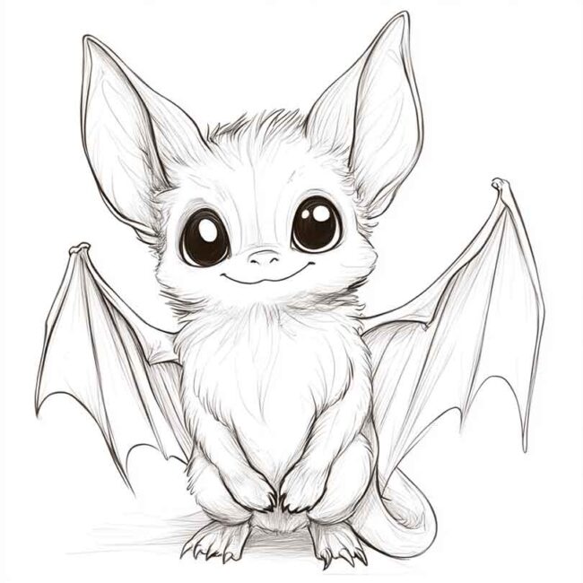 morceguinho fofo para colorir 2 morceguinho fofo para colorir 2