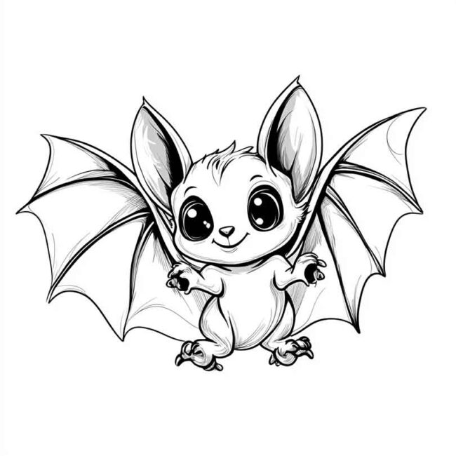 morceguinho fofo para colorir 21 morceguinho fofo para colorir 21