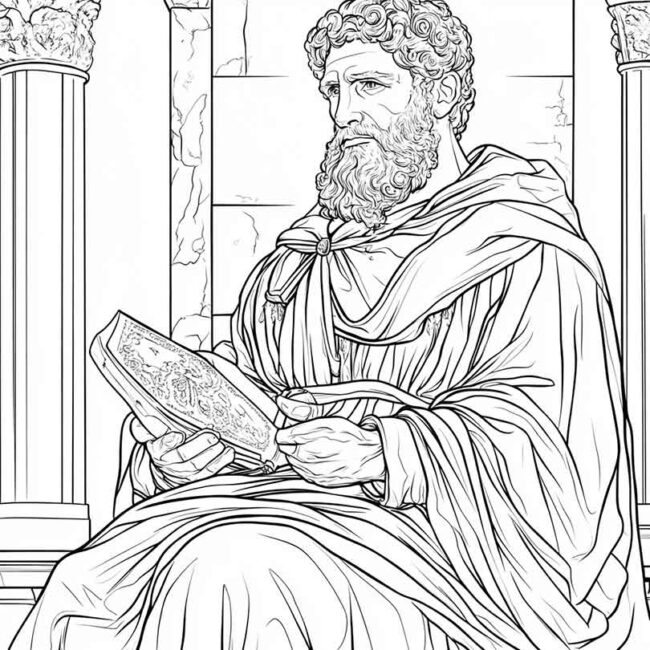 santo agostinho para colorir png 30