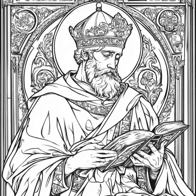 santo agostinho para colorir png 28