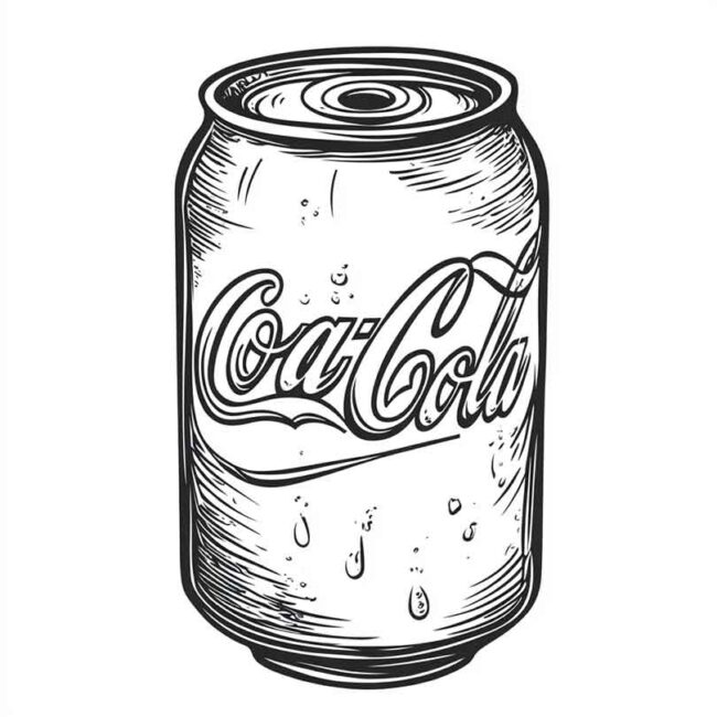 lata de refrigerante para colorir 9