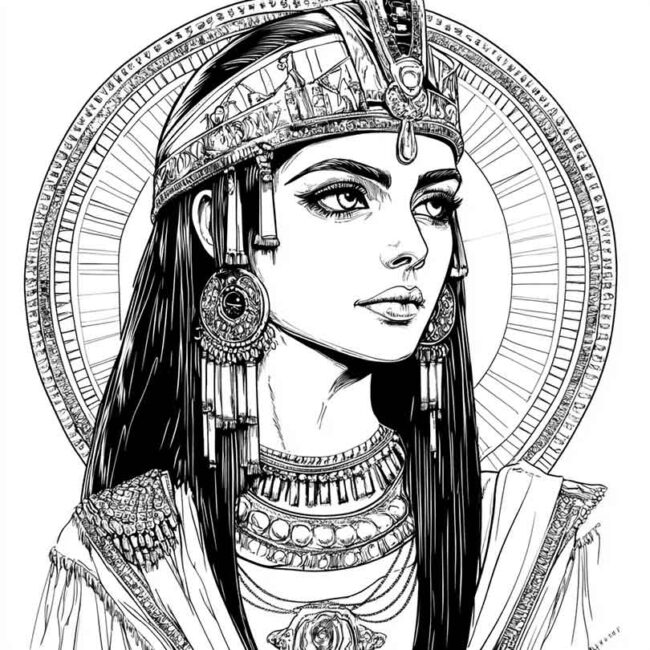 desenhos de Cleopatra para colorir png 8 desenhos de Cleopatra para colorir png 8