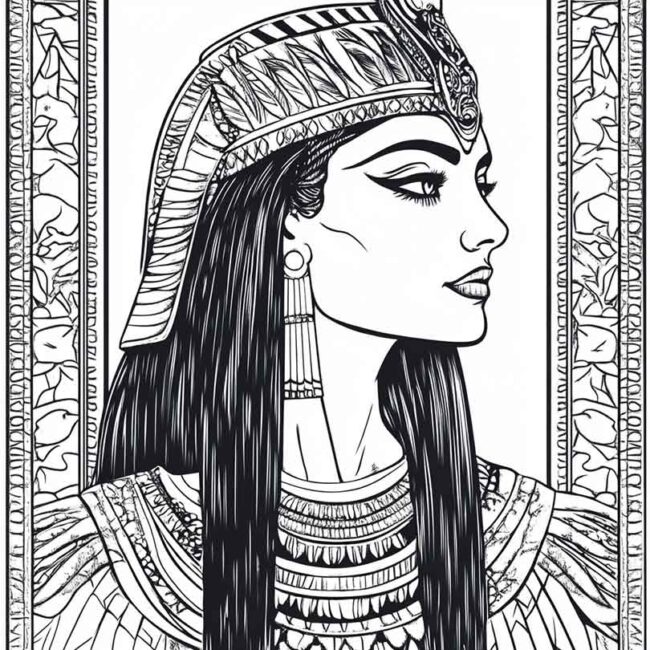 desenhos de Cleopatra para colorir png 5 desenhos de Cleopatra para colorir png 5