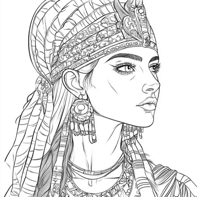 desenhos de Cleopatra para colorir png 40 desenhos de Cleopatra para colorir png 40
