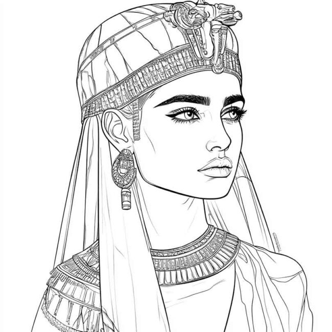 desenhos de Cleopatra para colorir png 37 desenhos de Cleopatra para colorir png 37