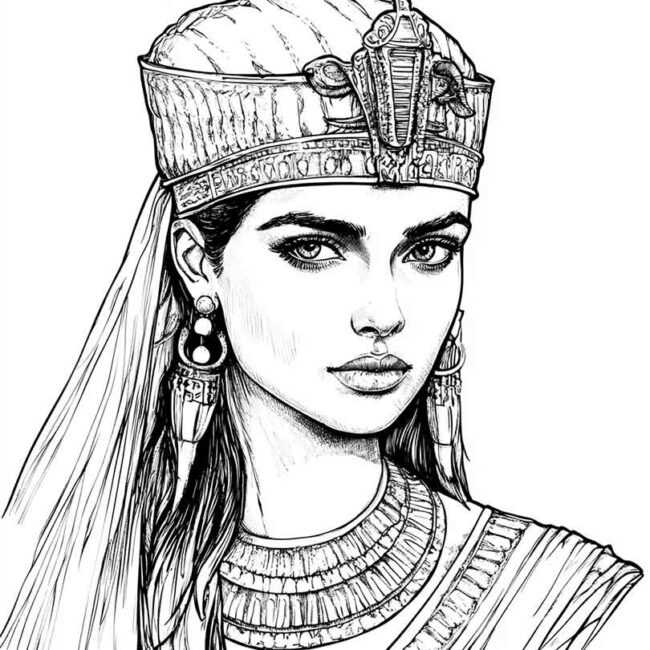 desenhos de Cleopatra para colorir png 23 desenhos de Cleopatra para colorir png 23