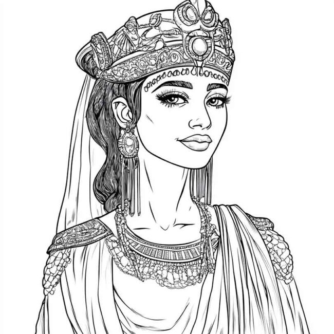 desenhos de Cleopatra para colorir png 35 desenhos de Cleopatra para colorir png 35