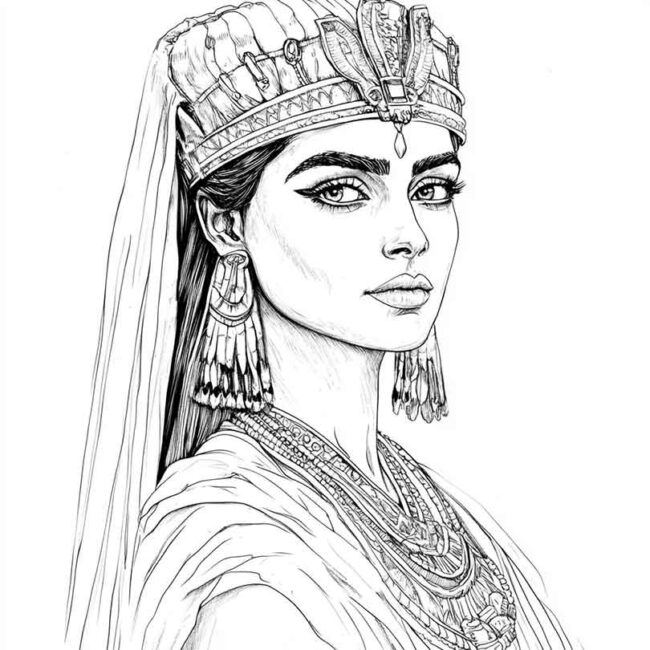 desenhos de Cleopatra para colorir png 34 desenhos de Cleopatra para colorir png 34