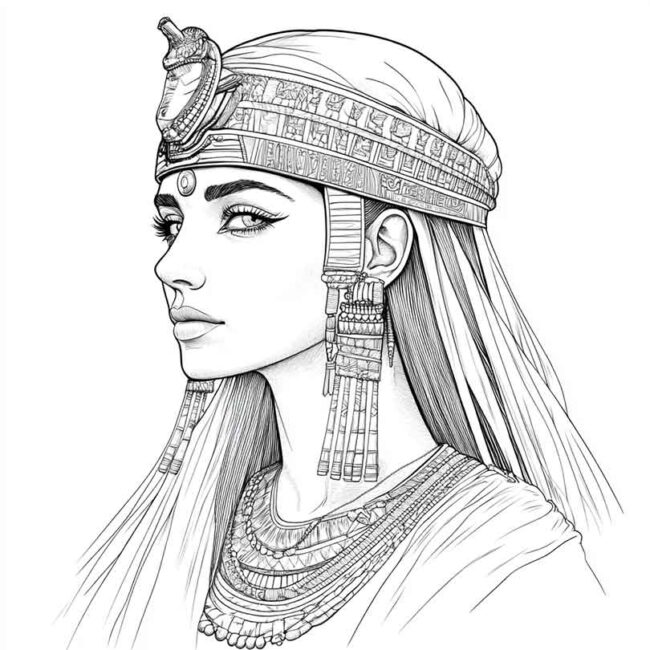 desenhos de Cleopatra para colorir png 1 desenhos de Cleopatra para colorir png 1