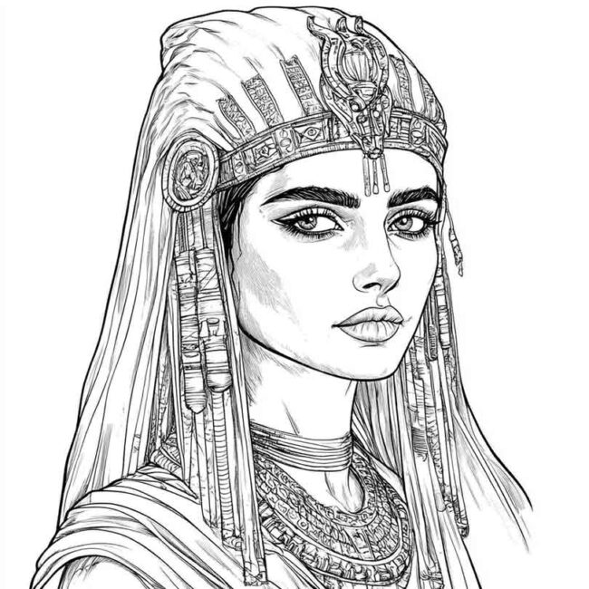 desenhos de Cleopatra para colorir png 17 desenhos de Cleopatra para colorir png 17