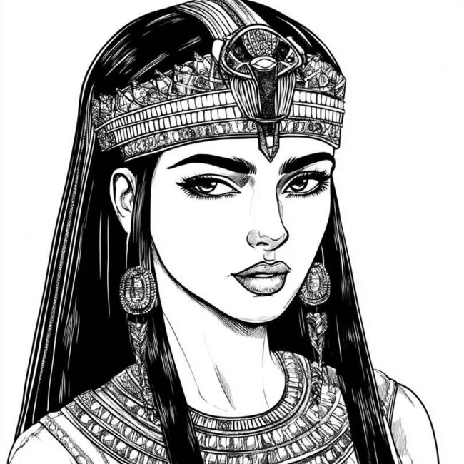 desenhos de Cleopatra para colorir png 29 desenhos de Cleopatra para colorir png 29