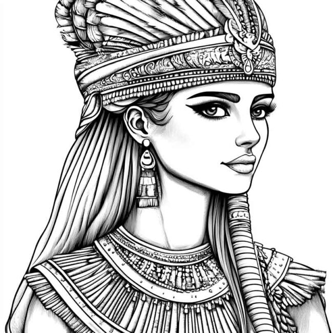 desenhos de Cleopatra para colorir png 12 desenhos de Cleopatra para colorir png 12