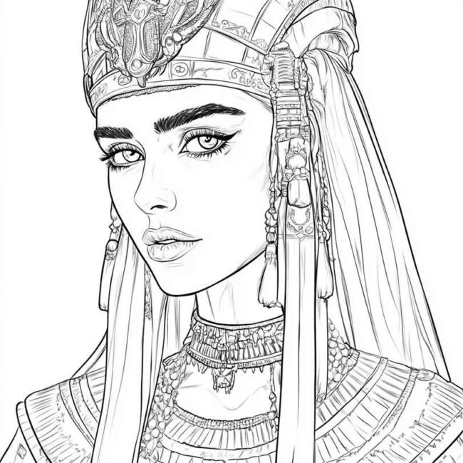 desenhos de Cleopatra para colorir png 20 desenhos de Cleopatra para colorir png 20